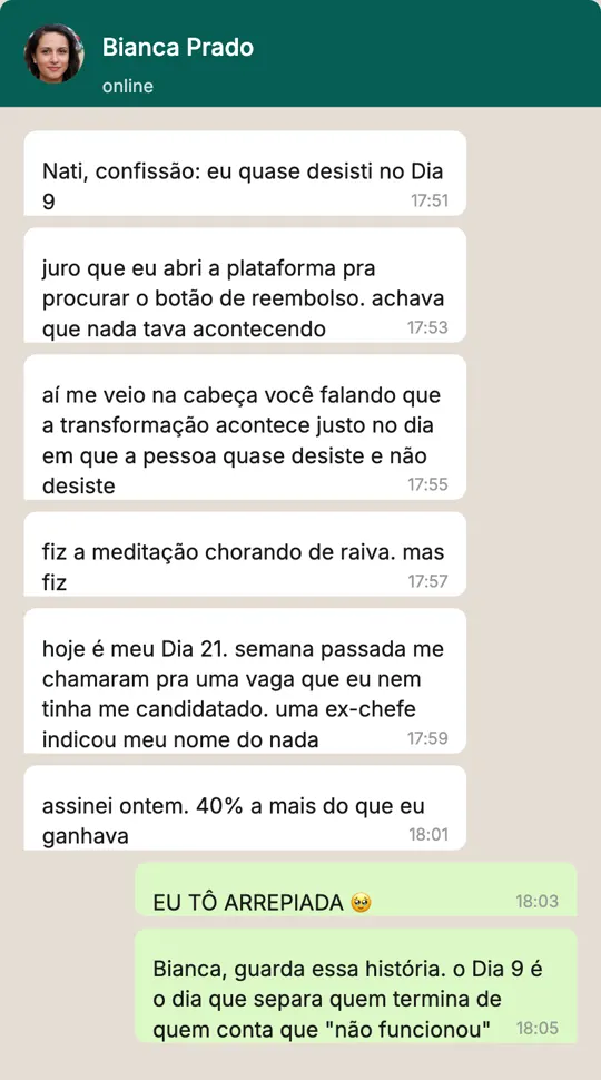 Print de depoimento 4